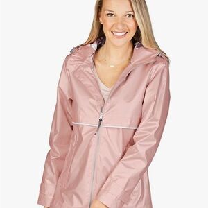 Charles River Apparel Rose Gold Plaid Jacket
